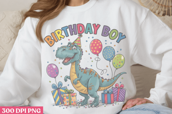 Birthday Boy PNG, T-Rex PNG Sublimation – Creative Solutions for Every Project