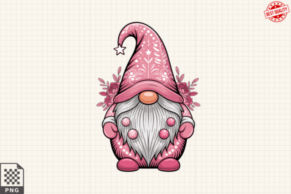 Christmas Santa Gnome Clipart PNG, Gnome: A Versatile Design for Creative Projects