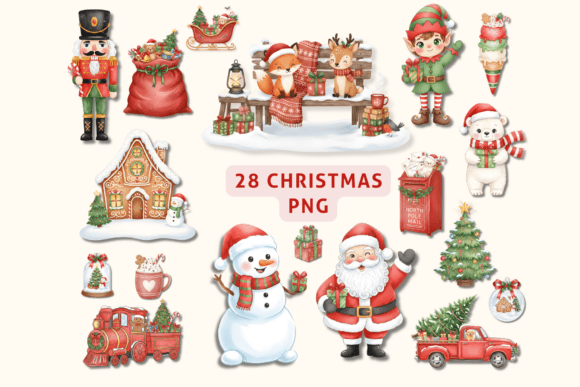 Cute Christmas Clipart PNG Bundle: A Strategic Tool for Holiday Creativity and Business Growth
