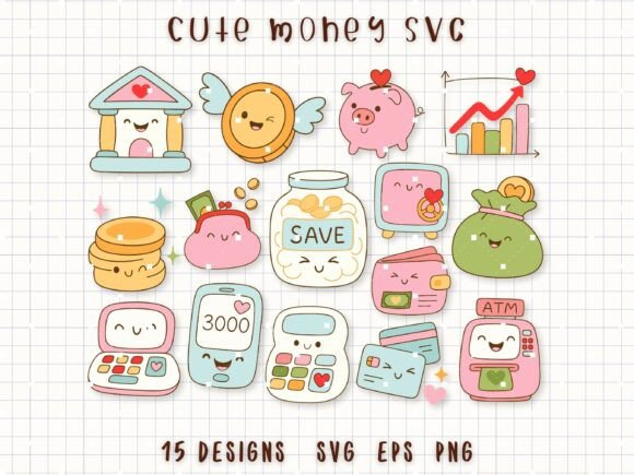Cute Money SVG Finance Saving Clipart: A Fun Way to Manage Your Finances