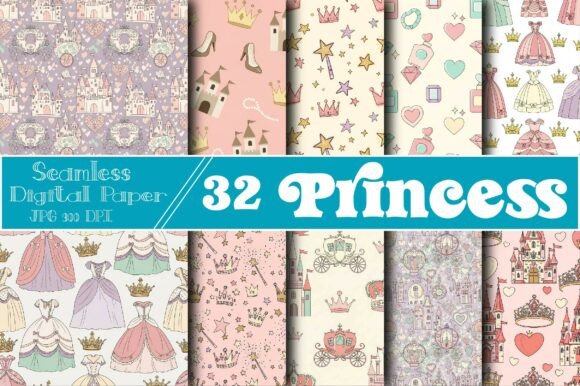 Discover the Magic of Princess Seamless Digital Paper: A Versatile Tool for Creators and Entrepreneurs