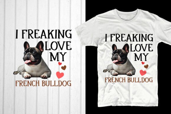 I Freaking Love My French Bulldog: A Unique Valentineβs Day Design for POD Creators