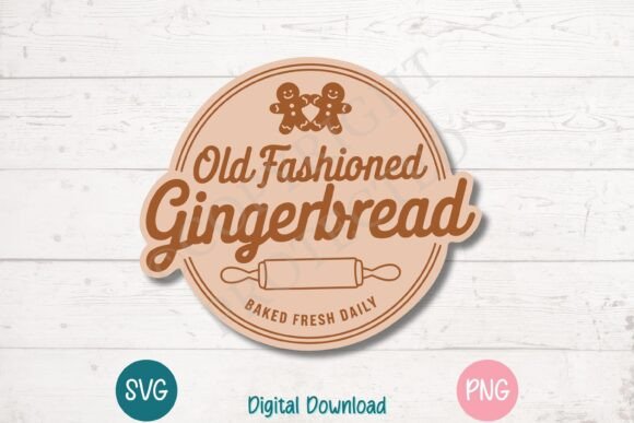 Old Fashioned Gingerbread Label: A Nostalgic Touch for Modern Creations