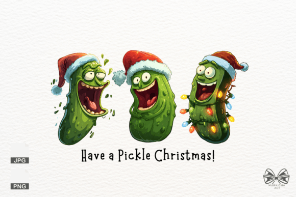 Santa Christmas Pickle Png Clipart: A Creative Treasure for Every Project