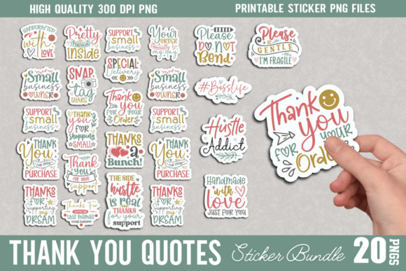 Thank You Stickers Bundle